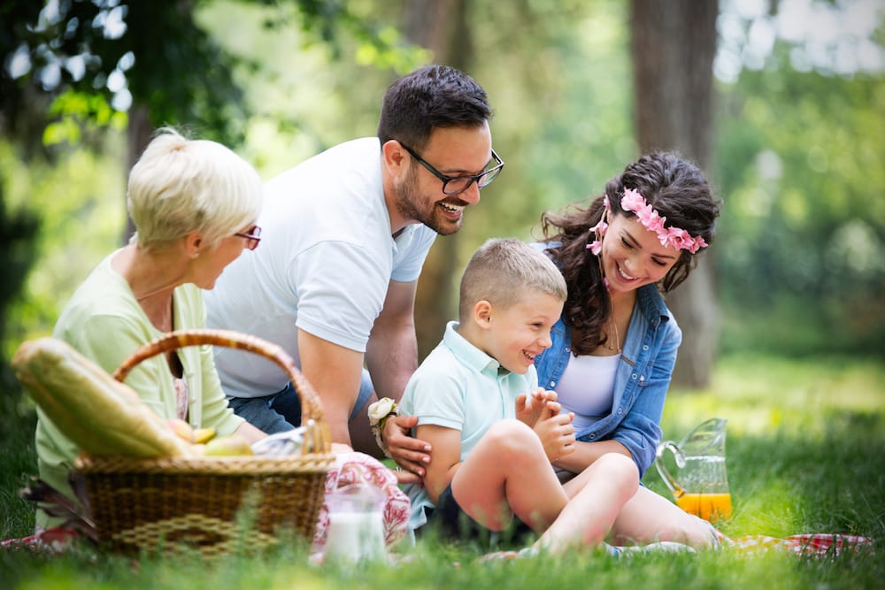 Multi Generation Family Enjoying Picnic In A Park 2021 08 26 17 34 27 Utc